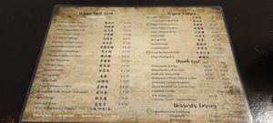 Menu (dim sum is only available on weekends) at Little Beans Gourmet in Canning Vale