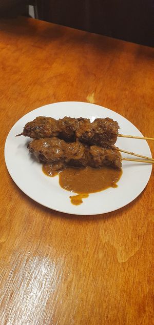 Vegan Chicken Satay Sticks at Little Beans Gourmet in Canning Vale