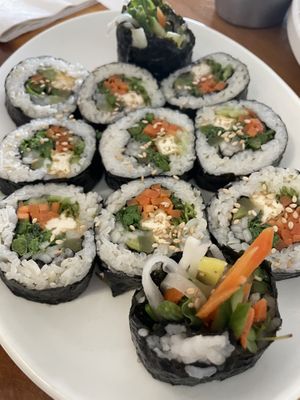 Tofu Gim Bop Roll  at Yong's Kal-Bi in Waimea