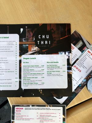 Chu Thai lunch menu at Chu Thai Eatery in Auckland