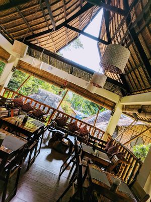 Dining room at Fox and the Firefly in Bohol