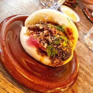 Mushroom bao  at Mr Bao in South East London