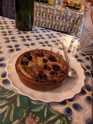 Clafoutis cerises at La Cabane en Ville in Aix-en-provence