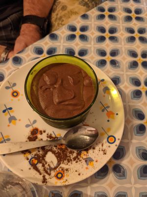 Mousse au chocolat at La Cabane en Ville in Aix-en-provence