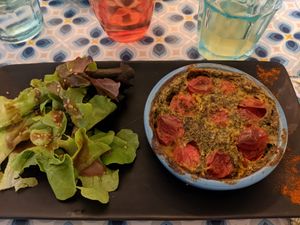 Tartelette du jour at La Cabane en Ville in Aix-en-provence