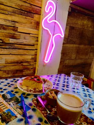 Coffee and cake. Perfect! at La Cabane en Ville in Aix-en-provence