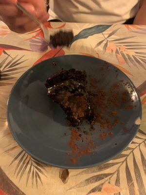 Fondant chocolat tonka  at La Cabane en Ville in Aix-en-provence