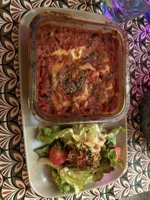 Lasagna  at La Cabane en Ville in Aix-en-provence