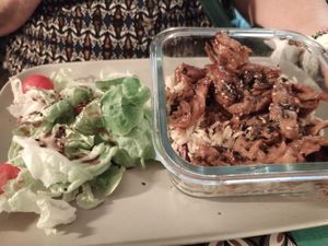 Seitan yakitori at La Cabane en Ville in Aix-en-provence