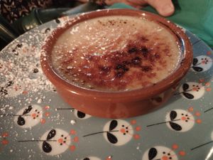 Crème brûlée at La Cabane en Ville in Aix-en-provence