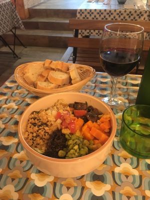 Lovely Buddha bowl  at La Cabane en Ville in Aix-en-provence