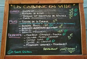 Wechselnde Karte at La Cabane en Ville in Aix-en-provence