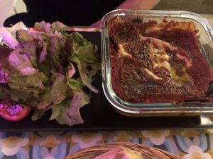 Lasagne at La Cabane en Ville in Aix-en-provence
