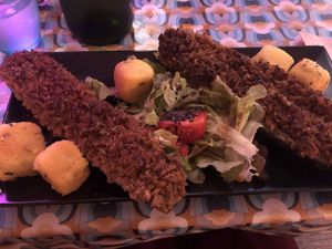 Stuffed zucchini  at La Cabane en Ville in Aix-en-provence