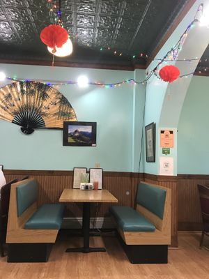 Seating  at Chopsticks in Bangor