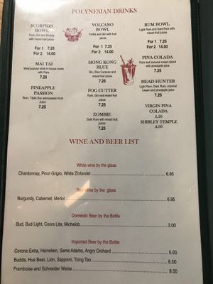 Drinks at Chopsticks in Bangor