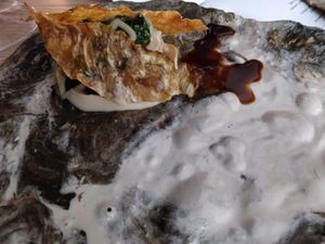 Part of the winter 10 course menu. at Seven Swans in Frankfurt