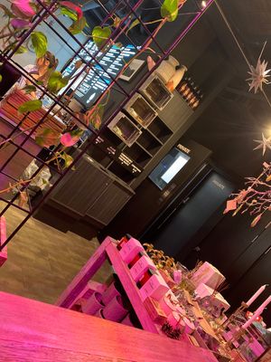 Small seating areas in a realaxed setting.  at White Pine in London