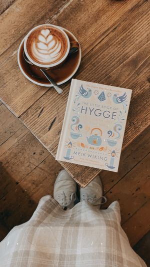 Cappuccino and a good book at Bean & Cole in Chester