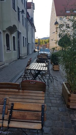 Outdoor seating at The Golden in Ingolstadt