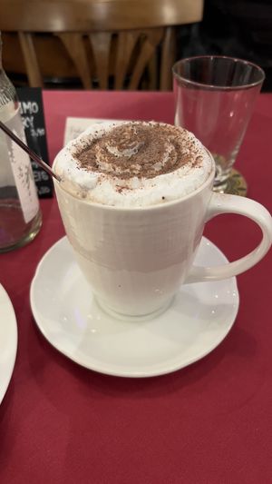 Hot chocolate   at V-Bandits in Ludwigsburg