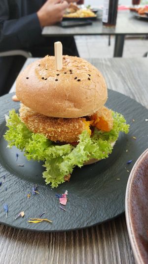 Kürbisburger at V-Bandits in Ludwigsburg