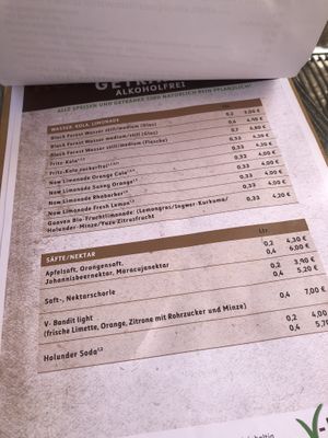 Drinks   at V-Bandits in Ludwigsburg