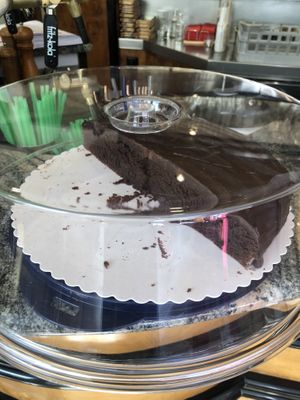 Chocolate cake   at V-Bandits in Ludwigsburg