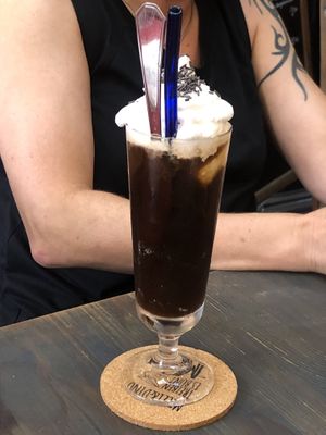 Iced coffee   at V-Bandits in Ludwigsburg