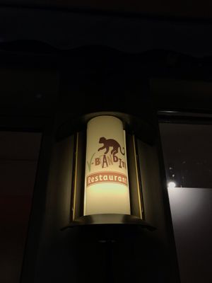 Die little monkey is the V-Bandits Trademark.  at V-Bandits in Ludwigsburg