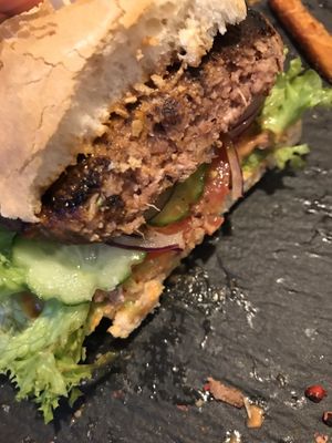 Mountain Burger CloseUp at V-Bandits in Ludwigsburg