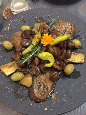 Antipasti Plate  at V-Bandits in Ludwigsburg