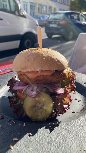 Burger  at V-Bandits in Ludwigsburg