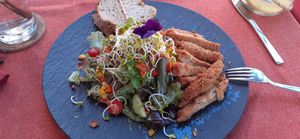 salad plate at V-Bandits in Ludwigsburg