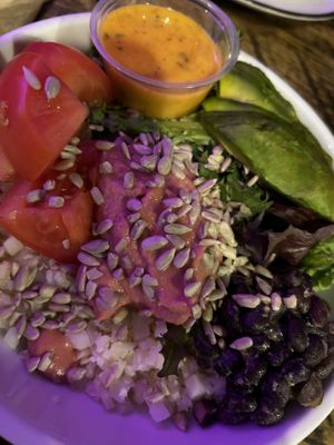 Cali salad 10/10  at Bareburger -  W 57th in New York City