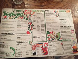 Vegan full at Bareburger -  W 57th in New York City