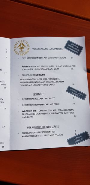 Kartoffelrösti at Berggasthof Gerstruben in Oberstdorf