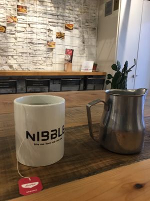 Matcha tea  at Nibble in Girona