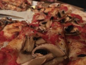 Funghi Pizza  at La Pulcinella in Girona