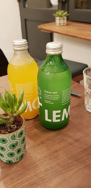 Lemonaid drinks at Lotus & Cactus in Paris