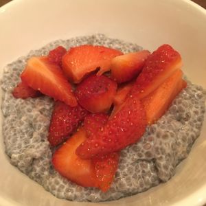 Chia pudding at Lotus & Cactus in Paris