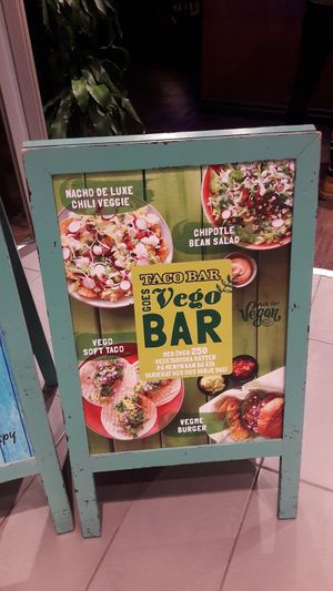 Lots of veggie options to choose from at Taco Bar in Malmo