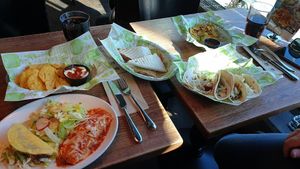 Diner for two, round 275 kronor at Taco Bar in Malmo