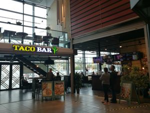 Entrance to the restaurant at Taco Bar in Malmo