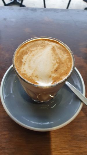 Very high standard of Melbourne coffee. at Cheeky By Nature in Northcote