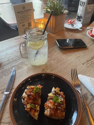 Vegan Bruschetta   at Café Cathedral in Oslo