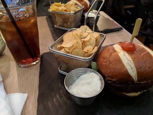 The Vegan Burger at Café Cathedral in Oslo