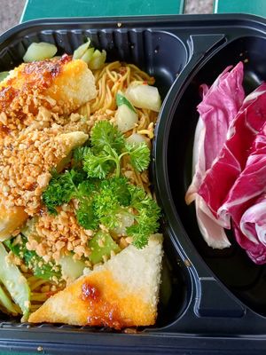 Don don noodles with fried tofu at Ihsiri in Lund