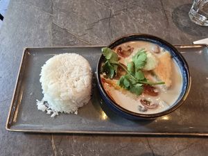 Coconut soup at Ihsiri in Lund