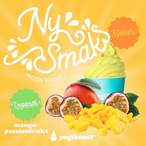One of the flavors  at Yogiboost - Mobilia in Malmo